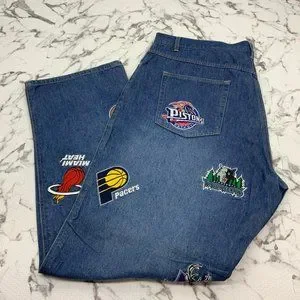 NBA | Jeans | Mens Nba Blue All Over 29 Teams Limited